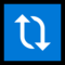 Clockwise Vertical Arrows emoji on Microsoft